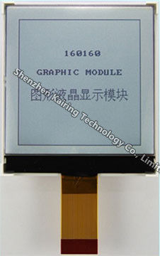 COG 160*160 LCD Graphic Module FSTN Positive Transflective Wide Temperature with Blue / White Backlight