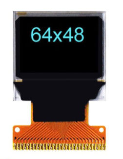 0.66nch White PM OLED Module FPC Pins with Resolution 64*48Dots IPS Viewing Angle