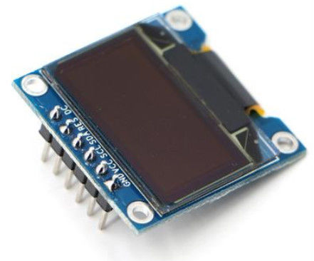 0.96Inch White PM OLED Module FPC Pins with Resolution 128*64Dots IPS Viewing Angle